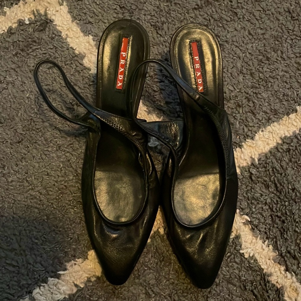 Prada Leather Heels